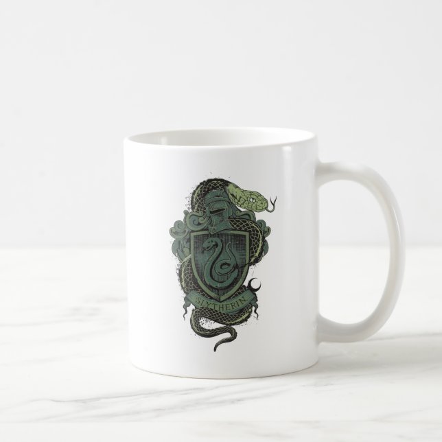 Harry Potter | Wappen von Slytherin Kaffeetasse (Rechts)