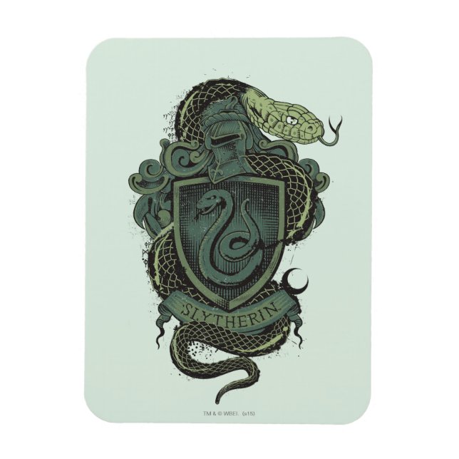 Harry Potter  | Wappen von Slytherin Magnet (Vertikal)