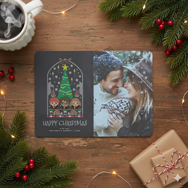 HARRY POTTER™ Weihnachts-Cross-Stitch Einladung (Von Creator hochgeladen)