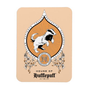 HARRY POTTER™   Zartes Sketch HUFFLEPUFF™-Wappen Magnet
