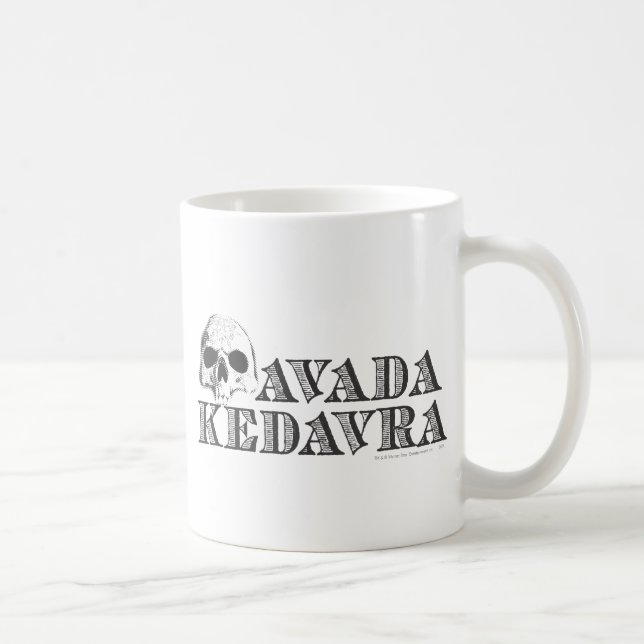 Harry-Potter-Zauber | Avada Kedavra Kaffeetasse (Rechts)