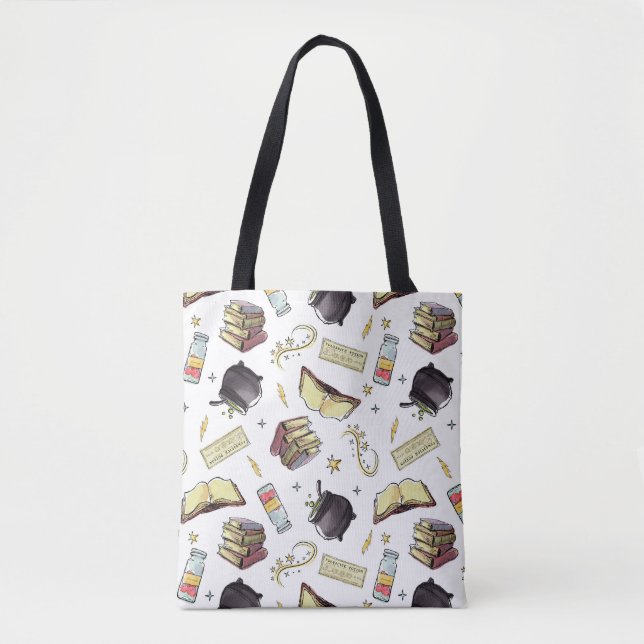 HARRY POTTER™ Zauber & Bücher Muster Tasche (Vorderseite)