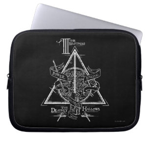 Harry-Potter-Zauber   DEATHLY HALLOWS Grafik Laptopschutzhülle