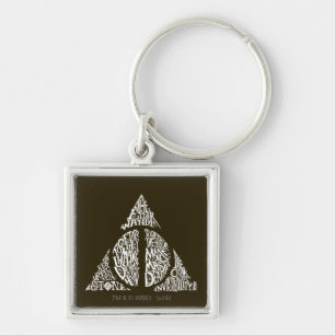 Harry Potter Zauber DEATHLY HALLOWS Typografie G Schlüsselanhänger