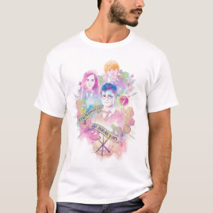 Harry Potter Zauber Harry, Hermine, & Ron Wasser T-Shirt
