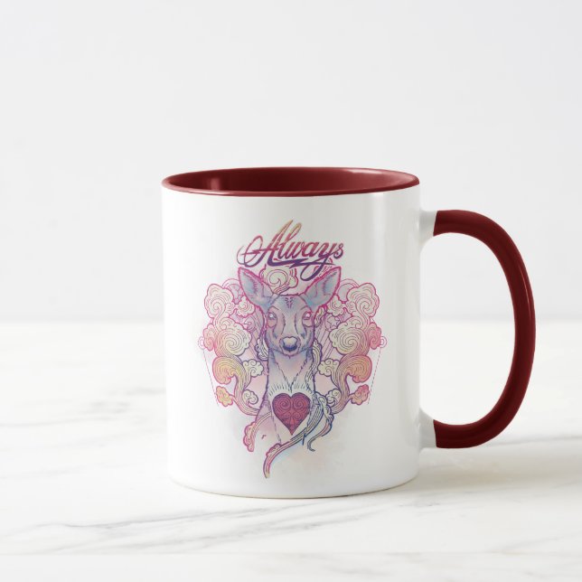 Harry-Potter-Zauber | "Immer" Doe Patronus Tasse (Rechts)