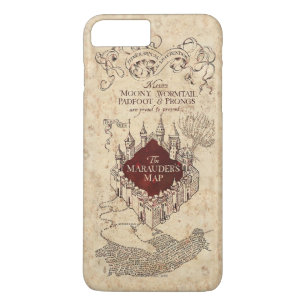 Harry Potter Zauber Marauder Karte iPhone 8 Plus/7 Plus Hülle