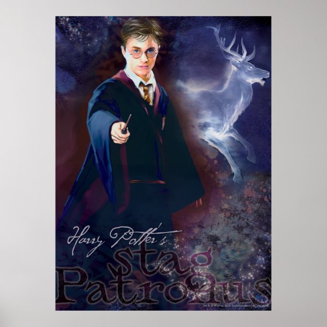 Harry Potter's Stag Patronus Poster (Vorne)
