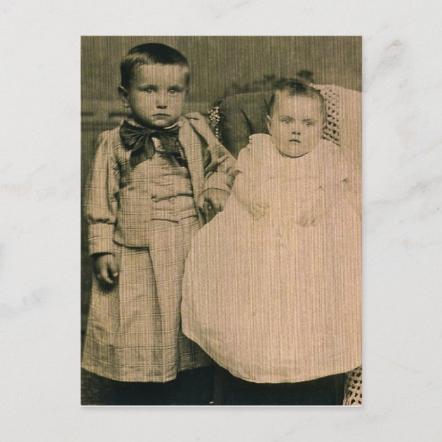 Harry & Rosie, Kinder von Hal & Lottie ZARFOS Postkarte (Vorderseite)