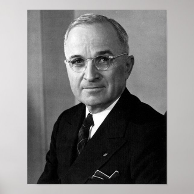 Harry S. Truman 33. Präsident Poster (Vorne)