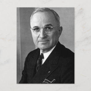 Harry S. Truman 33. Präsident Postkarte