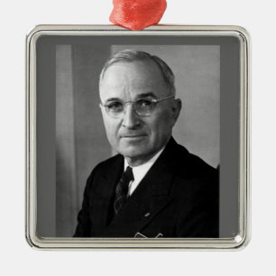 Harry S. Truman 33. Präsident Silbernes Ornament