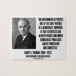Harry S. Truman keine Regierung ist perfekte