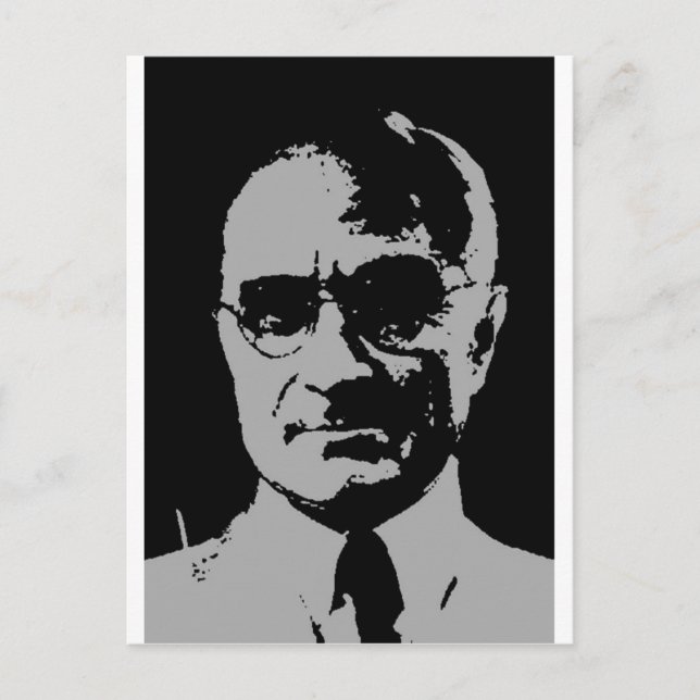Harry S. Truman Silhouette Postkarte (Vorderseite)