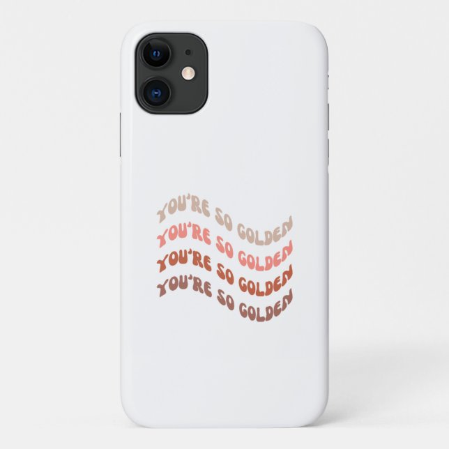 Harry Styles Golden Case-Mate iPhone Hülle (Rückseite)