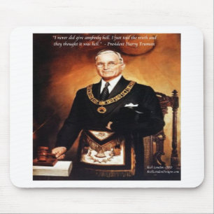 Harry Truman zitiert "hat nicht "Em Hell" Mousepad