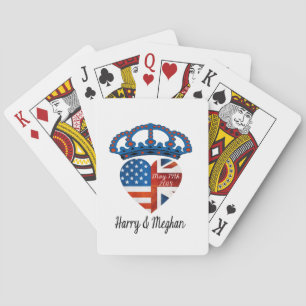 Harry u. Meghan Hochzeit, am 19. Mai 2018 Spielkarten
