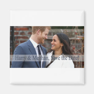 Harry u. Meghan, Save the Date! Magnet