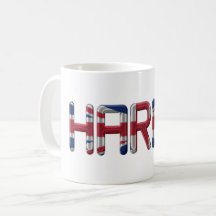 Harry UK Flag Name Union Jack Typografie