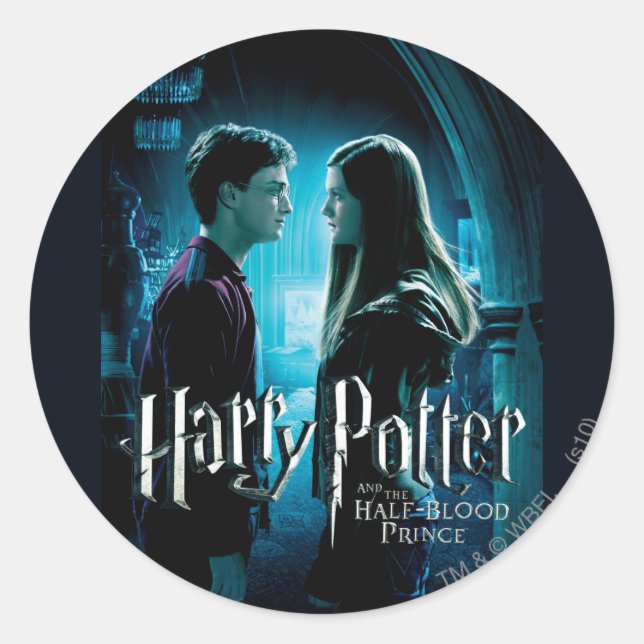 Harry und Ginny 1 Runder Aufkleber (Vorderseite)