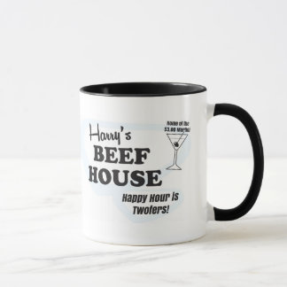 Harrys Rindfleisch-Hauskaffee-Tasse Tasse