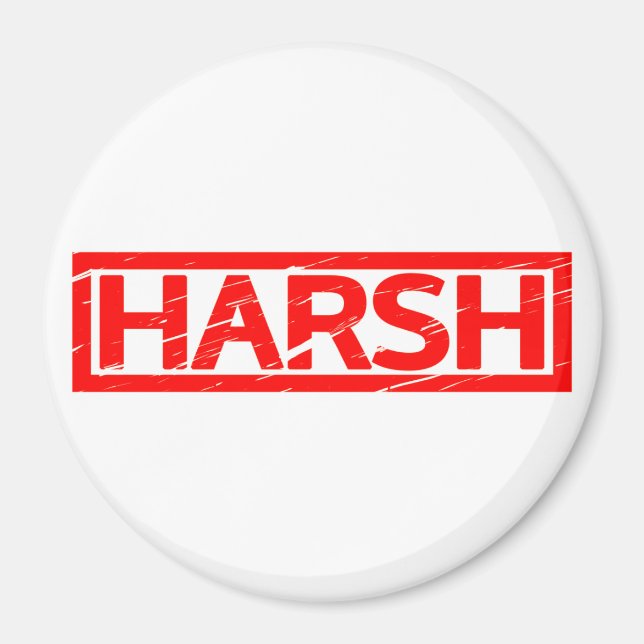 Harsche Briefmarke Magnet (Vorne)