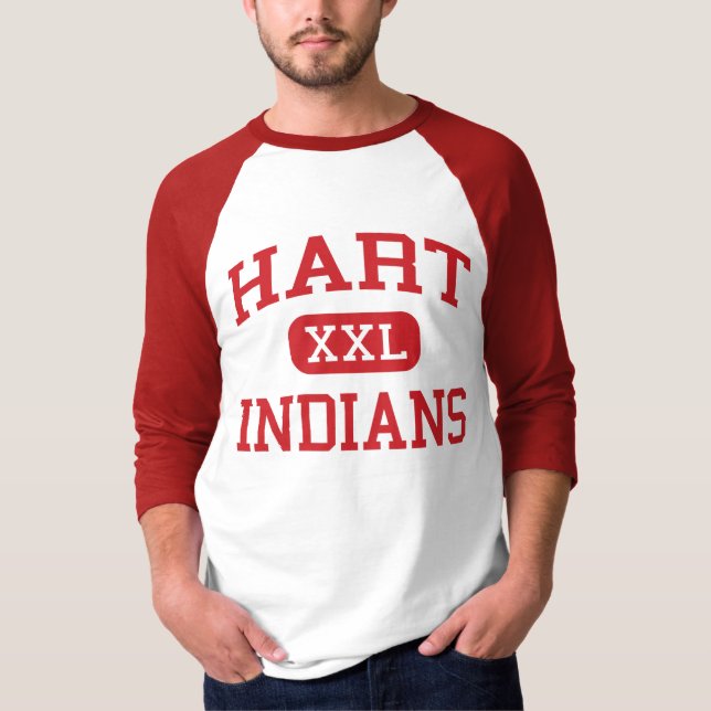 Hart - amerikanischer Ureinwohner - Highschool - T-Shirt (Vorderseite)