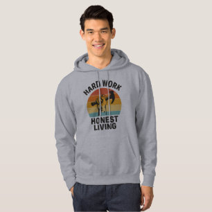 Hart arbeiten, ehrlich leben hoodie