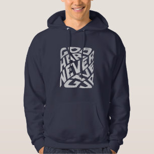 Hart Arbeiten Niemals Aufgeben Fett Motivierend Hoodie