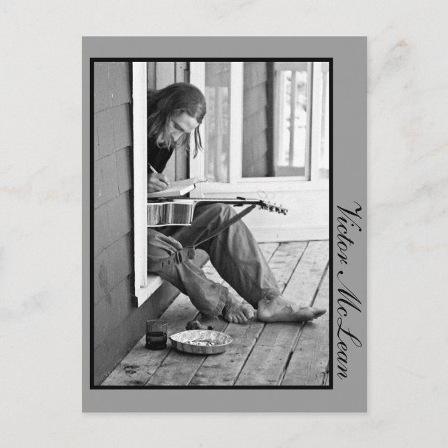 hart arbeiten postkarte (Vorderseite)