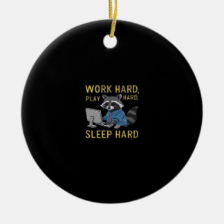 hart arbeiten, so hart spielen, hart schlafen, har keramik ornament