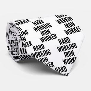 hart arbeitende eiserne Worker Neck Tie Krawatte