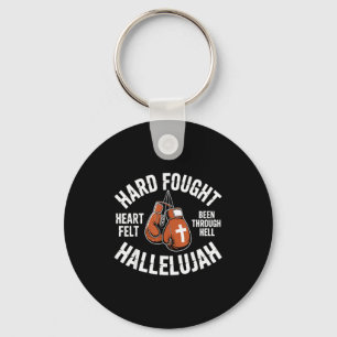Hart erkämpfte Hallelujah Boxhandschuhe Christlich Schlüsselanhänger