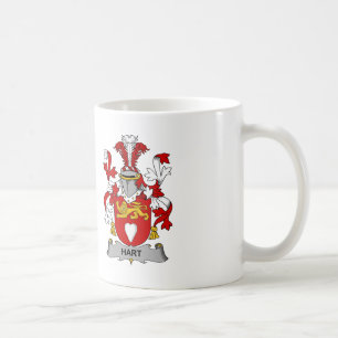 Hart-Familienwappen Kaffeetasse
