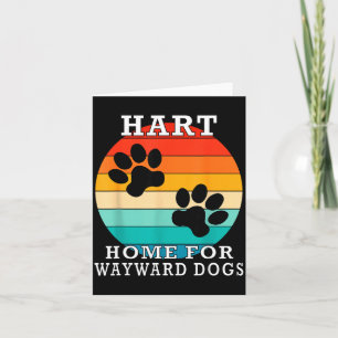 Hart-Heim für verwahrloste Hunde Familienname Karte