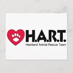 HART-Logo Postkarte