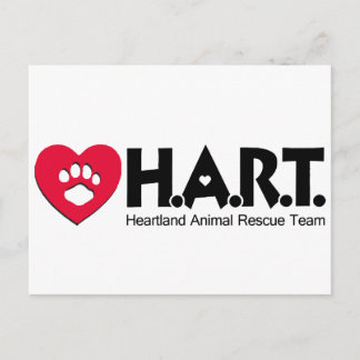 HART Logo Postkarte