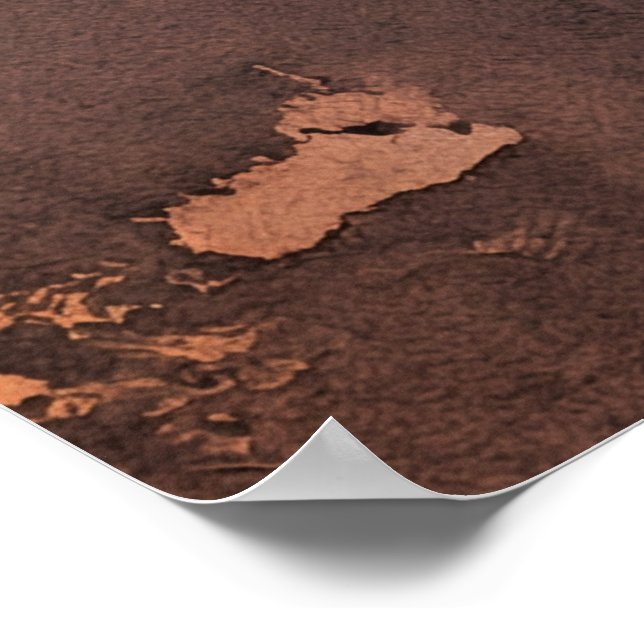 hart reiten,wild leben poster (Ecke)