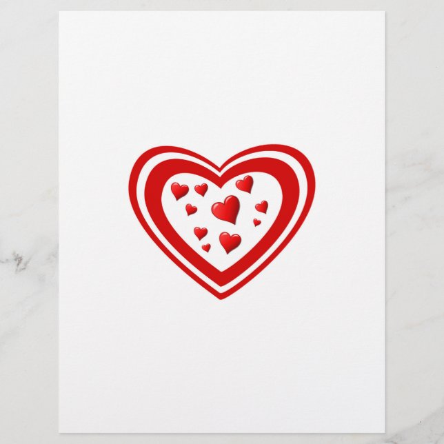 Hart voller Liebe Flyer (Vorne)