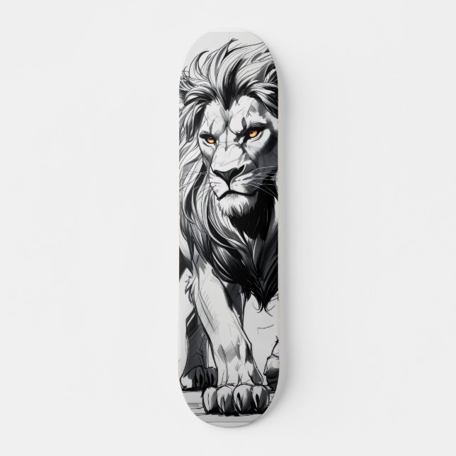 hart wie ein Löwenpappe, ein Skate Skateboard (Vorne)
