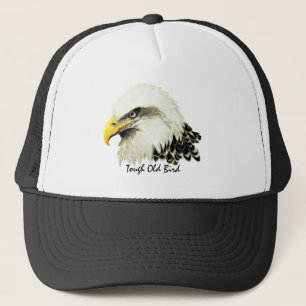 Harte Alte Vögel Fun Zitat Bald Adlermalerei Truckerkappe