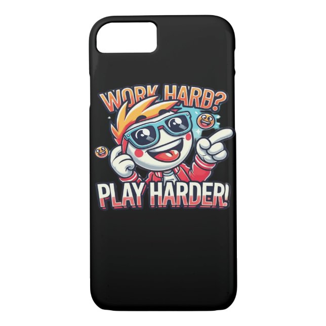 harte Arbeit Case-Mate iPhone Hülle (Rückseite)