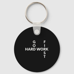 Harte Arbeit, Gott, erste Motivation Schlüsselanhänger