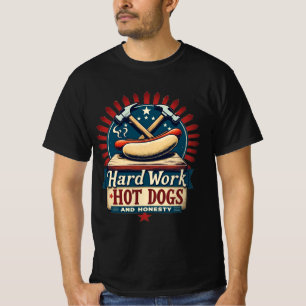 Harte Arbeit, Hot Dogs und Ehrlichkeit - Amerikani T-Shirt