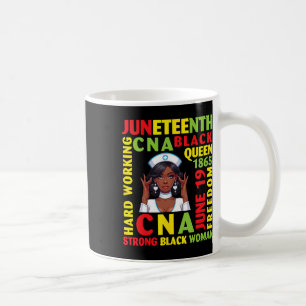 Harte Arbeit kann schwarze Königin starke schwarze Kaffeetasse