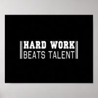 harte Arbeit schlägt Talent