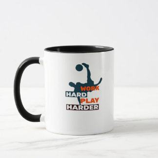 harte Arbeit, so Hard Soccer Player Classic Tasse