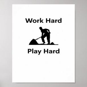 harte Arbeit - so hart arbeitende Klassik Poster