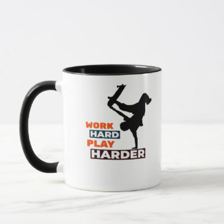 harte Arbeit, so harte Skateboarder Classic Tasse