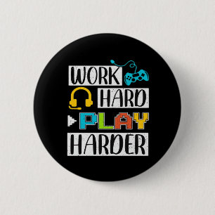 harte Arbeit, so hartes, sonniges und Trending Zit Button